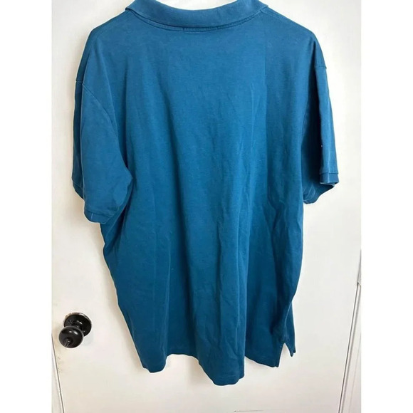 U.S Polo Assn. T-shirt Luxury Blue 100% cotton Size XXL #0717 - Picture 3 of 3